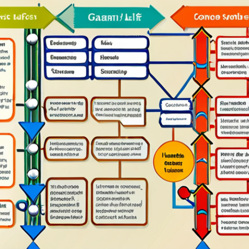 Home 4 Organized Life Concept Map**
Prompt: A brightly colored concept map illustrating life areas (work, family, health, leisure) connected by lines and arrows. Include icons representing tasks and priorities. A calm, organized feel.
**